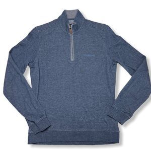 Johnnie-O SIZE Small Sully 1/4 Zip Sweatshirt Blue Pullover Filmwerks